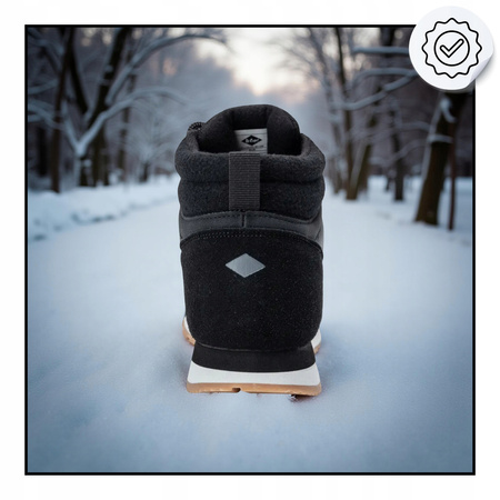 BUTY MĘSKIE ZIMOWE TREKKINGOWE TRAPERY LEE COOPER LCJ-24-03-3012MB