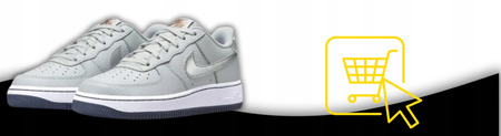 BUTY SPORTOWE MŁODZIEŻOWE WYGODNE SNEAKERSY NIKE AIR FORCE CT3839004 
