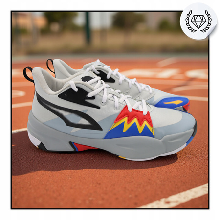 BUTY SPORTOWE MĘSKIE DO KOSZYKÓWKI PUMA Genetics Glacial 309691 02 R. 45