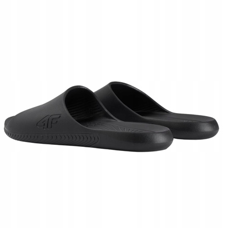 KLAPKI 4F MĘSKIE WSUWANE CZARNE NA BASEN NA PLAŻE LETNIE WYGODNE 