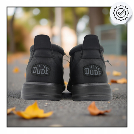 BUTY MĘSKIE LEKKIE SKÓRZANE HEYDUDE WALLY MID GRIP R CLASSIC 42051 060 