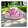 Sandałki dziecięce różowe lekkie wygodne crocs crocband 12856 6gd