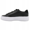 Buty damskie PUMA LILY PLATFORM Sneakersy sportowe czarne skóra 