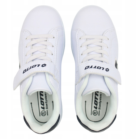 BUTY DZIECIĘCE SPORTOWE BIAŁE KOMUNIJNE WYGODNE LOTTO 2600271K 1059