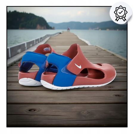 SANDAŁY DZIECIĘCE LEKKIE WYGODNE NIKE SUNRAY PROTECT DH9465 600