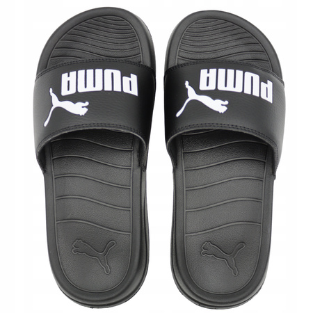 Puma klapki Czarne Komfortowe męskie Popcat na plaże basen r. 35,5