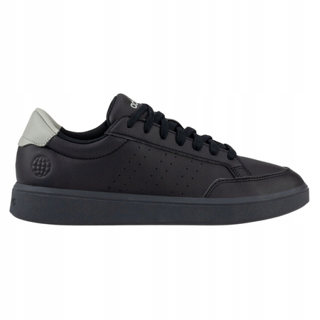Buty Tenisówki Męskie Czarne Skóra Wygodne ADIDAS NOVA COURT