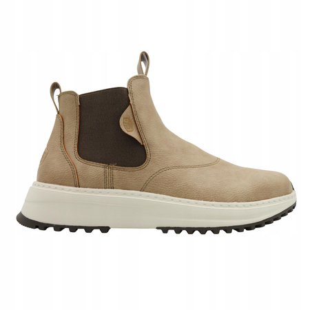 Buty męskie sztyblety beżowe wygodne lekkie wsuwane heydude 442932kr 