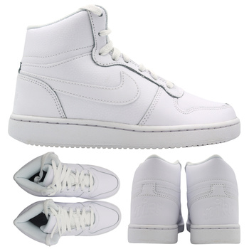 BUTY SPORTOWE DAMSKIE WYGODNE WYSOKIE SKÓRA NIKE EBERNON AQ1778 100 r. 38