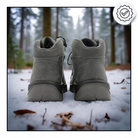 4f BUTY MĘSKIE WYGODNE TREKKINGOWE WYSOKIE NA JESIEŃ ZIMĘ OBMH258 25S 