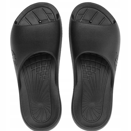 KLAPKI 4F MĘSKIE WSUWANE CZARNE NA BASEN NA PLAŻE LETNIE WYGODNE 