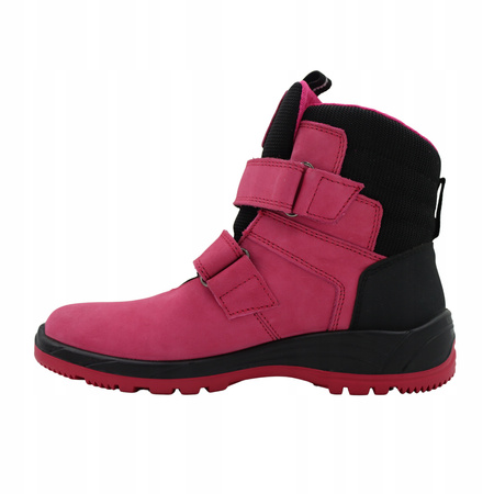 BUTY DZIECIĘCE 4F WYGODNE ZE SKÓRY WYSOKIE NA JESIEŃ ZIMĘ JOBMW252 55S 