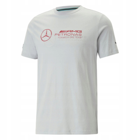 KOSZULKA MĘSKA SZARA PUMA MAPF1 LOGO 53848202 r. M