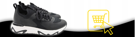 Buty Sneakersy Stylowe Wygodne Czarne KARL LAGERFELD