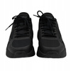 Buty męskie skechers 216351/bbk czarne lekkie wsuwane na co dzień