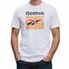 Koszulka męska reebok biała z nadrukiem ft7453 