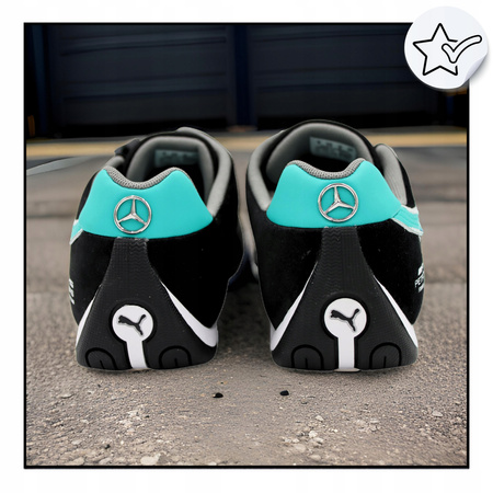 BUTY SPORTOWE MĘSKIE WYGODNE SKÓRA PUMA MAPF1 FUTURE CAT 308155 01 r. 48