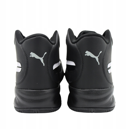 Buty Koszykarskie Męskie Wygodne Czarne Skórzane PUMA TRIPLE MID R. 42