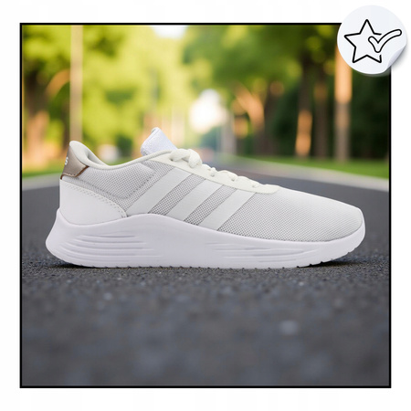 Buty Sportowe damskie białe ADIDAS Lite Racer 2.0 Sznurowane 