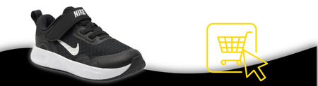 Czarne buty dziecięce sportowe NIKE WEARALLDAY TD 