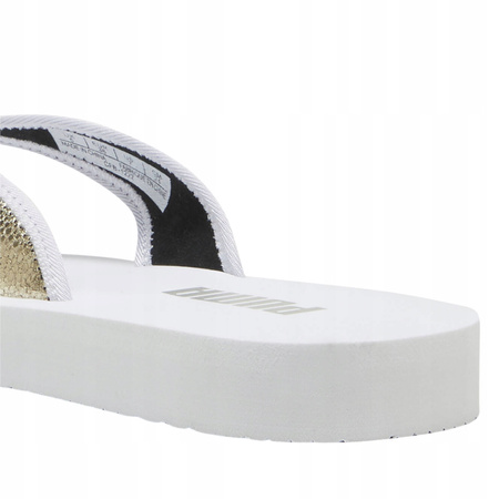DAMSKIE JAPONKI PUMA SANDY FLIP METALLIC SHINE KLAPKI LATO ZŁOTE R. 38
