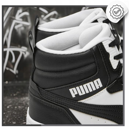 Buty Sportowe Męskie Puma Za Kostkę Sznurowane Rebound V6 Sneakersy