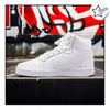 Buty Damskie Wysokie Skórzane Wygodne Białe NIKE WMNS EBERNON MID 
