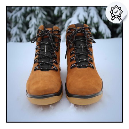 4f BUTY MĘSKIE WYGODNE TREKKINGOWE WYSOKIE NA JESIEŃ ZIMĘ OBMH255 81S 