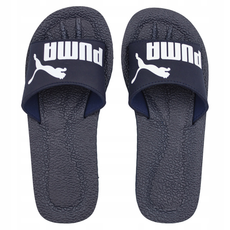 KLAPKI MĘSKIE GRANATOWE NA BASEN NA PLAŻĘ PUMA PURECAT 360262 02 r. 35,5
