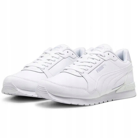 Buty Sportowe Męskie Wygodne Białe Skórzane Skóra PUMA ST RUNNER 