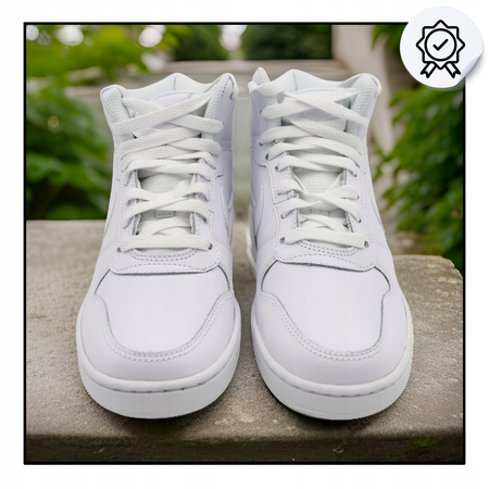 BUTY SPORTOWE DAMSKIE WYGODNE WYSOKIE SKÓRA NIKE EBERNON AQ1778 100 r. 40,5