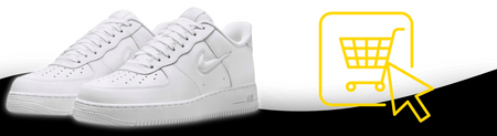 Buty Męskie NIKE AIR FORCE 1 Sneakersy Sportowe JEWEL Wygodne Białe