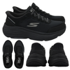 Buty sportowe męskie skechers 220610/bbk czarne wsuwane na co dzień