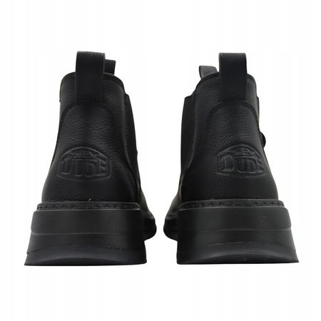Buty męskie sztyblety czarne wygodne lekkie heydude 44293-060