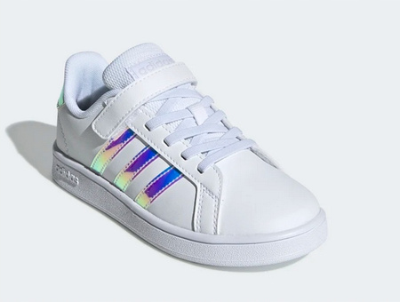 Buty sportowe dziecięce ADIDAS GRAND COURT białe 