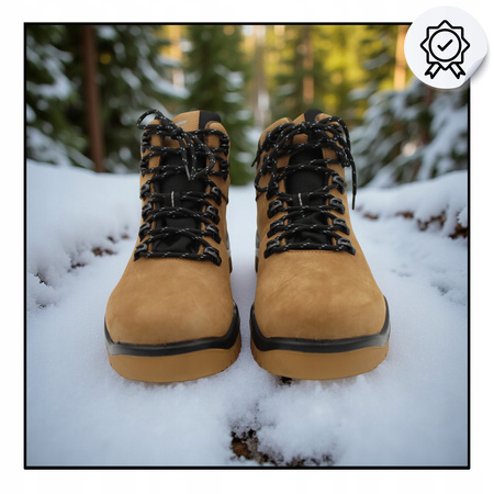 4f BUTY MĘSKIE WYGODNE TREKKINGOWE WYSOKIE NA JESIEŃ ZIMĘ OBMH257 44S 