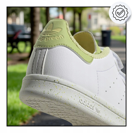 BUTY SPORTOWE DZIECIĘCE NA RZEP WYGODNE ADIDAS STAN SMITH GW4537