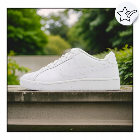 BUTY SPORTOWE DAMSKIE WYGODNE SKÓRA NIKE COURT ROYALE 749867 105 r. 38