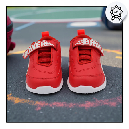 Buty Dziecięce Sportowe Wygodne PUMA SF KARD CAT III V INF Czerwone