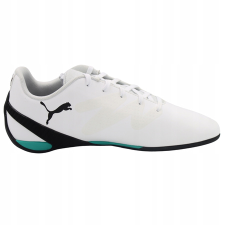 BUTY SPORTOWE MĘSKIE WYGODNE BIAŁE PUMA MAPF1 CARBON CAT 307542 01 
