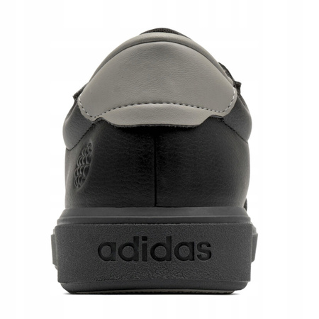 Buty Tenisówki Męskie Czarne Skóra Wygodne ADIDAS NOVA COURT