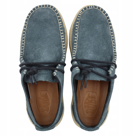 BUTY MĘSKIE LEKKIE MOKASYNY ZAMSZOWE HEYDUDE NXT MOC 43772 4XB