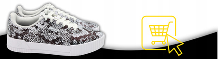 Buty damskie PUMA CARINA REPTILE sportowe skóra wygodne 