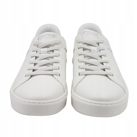 Buty męskie skechers wygodne lekkie wsuwane białe 183177/wht