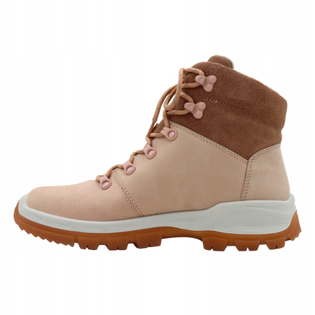 BUTY DAMSKIE 4F WYGODNE TREKKINGOWE WYSOKIE NA JESIEŃ ZIMĘ OBDH251 560