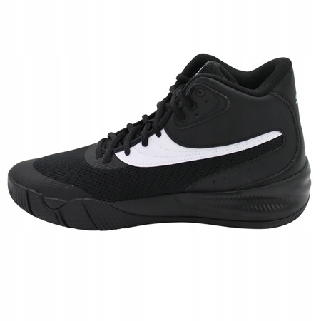 Buty Koszykarskie Męskie Wygodne Czarne Skórzane PUMA TRIPLE MID R. 41