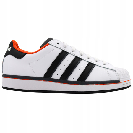 Buty Sportowe Męskie wygodne ADIDAS SUPERSTAR skóra Białe 