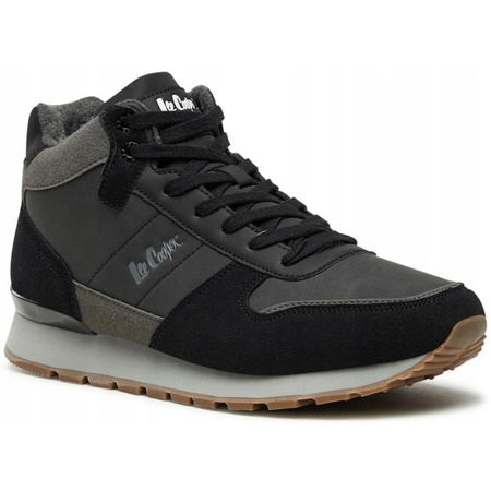 BUTY MĘSKIE ZIMOWE WYSOKIE OCIEPLANE LEE COOPER LCJ23313066M