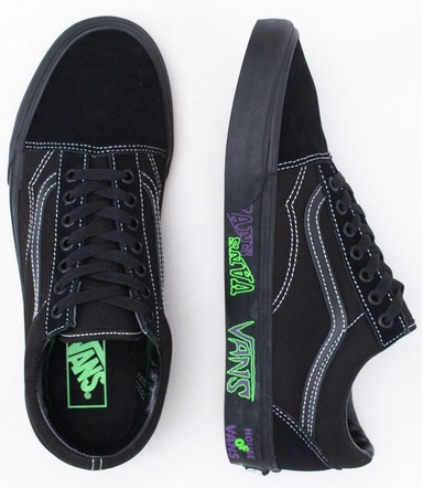 Buty Trampki Młodzieżowe Skaterowe Czarne Wygodne VANS OLD SKOOL