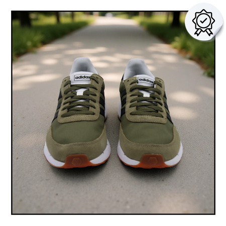 BUTY MĘSKIE SPORTOWE WYGODNE ZIELONE SNEAKERSY ADIDAS RUN GY3703 